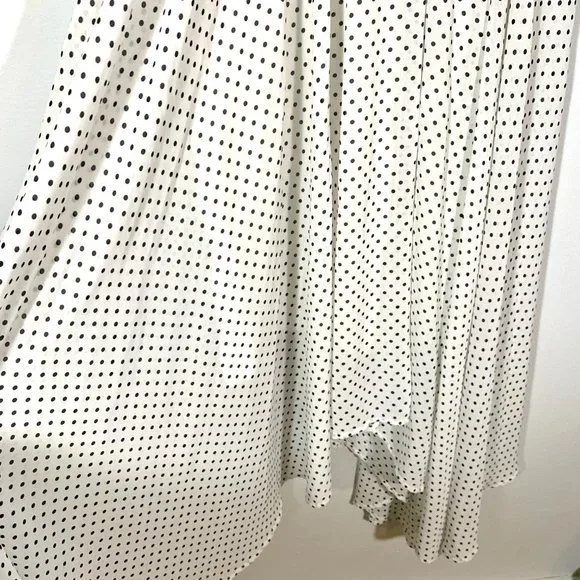 Free People Mini Black Polka Dot Maxi Skirt XS - Picture 6 of 6